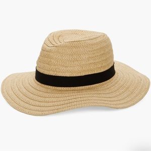 Madewell Collapsable Straw Hat Size M/L